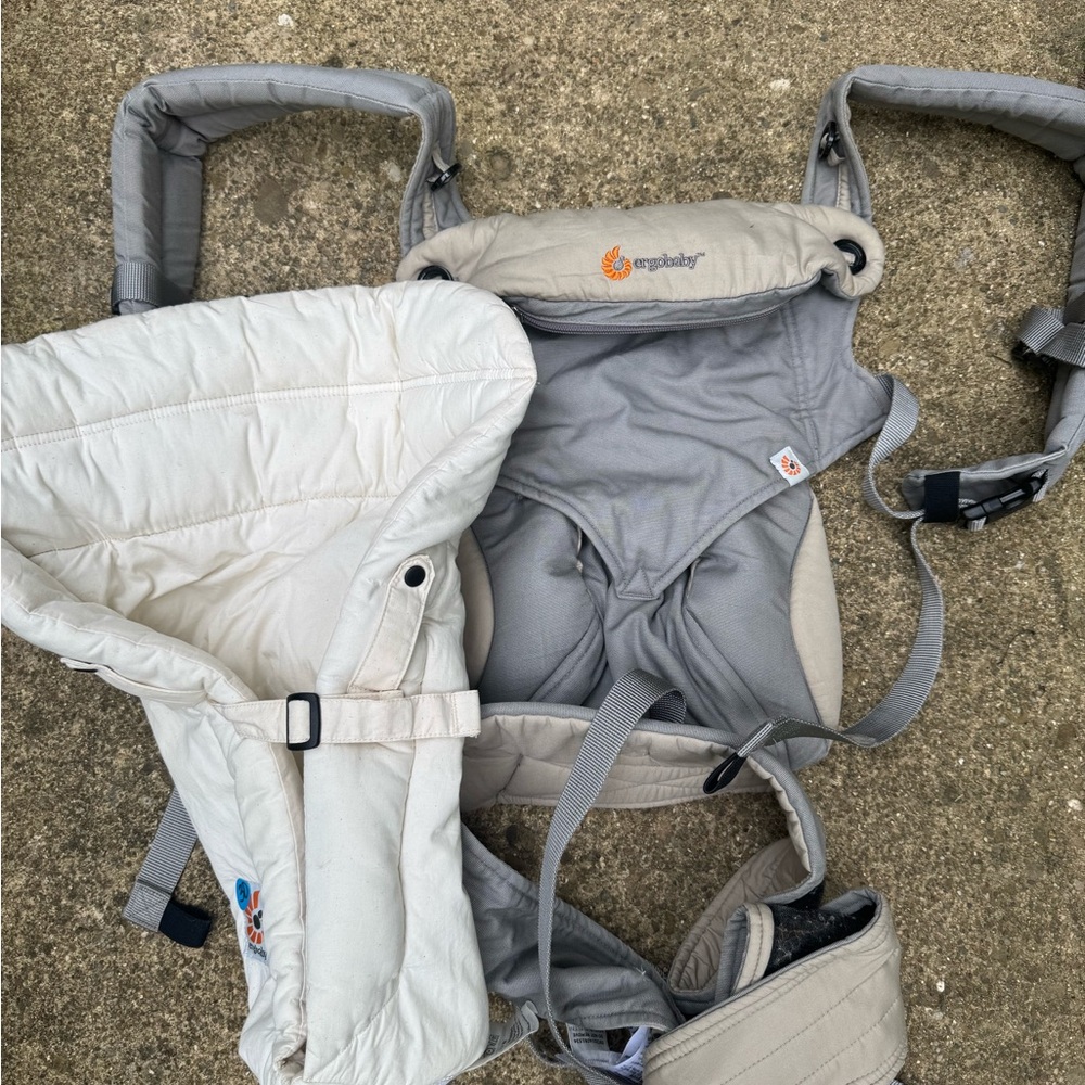 Ergobaby Carrier in Gray and Cream